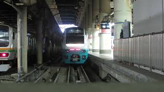 E653系「フレッシュひたち」上野駅発車