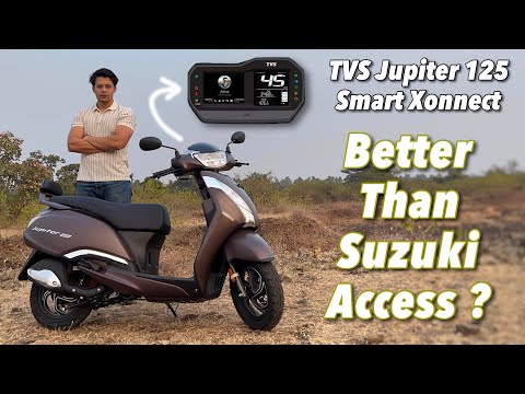 2024 Tvs Jupiter 125 Smartxonnect Review - Better Than Suzuki Access 125