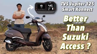 2024 TVS Jupiter 125 SmartXonnect Review - Better Than Suzuki Access 125 ??