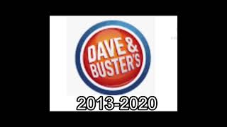 Dave and Busters Historical Logos #history #shorts