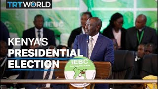Deputy President William Ruto wins Kenya's presidential election