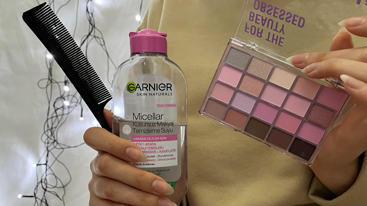 asmr doing your makeup (no talking)