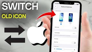 How To Switch Back To Old Icons On iOS 26 (Easy Guide)
