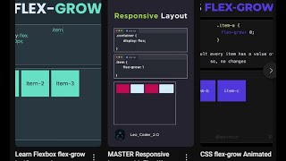 &quot;How to Master Flex-Grow in CSS — Create Responsive Layouts with Flexbox&quot;