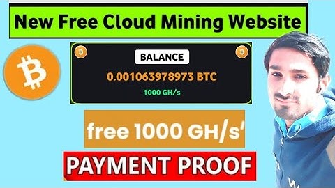 New Free Bitcoin Cloud Mining Website | Free 1000Gh/s Mining Power On Singup No Need Investment