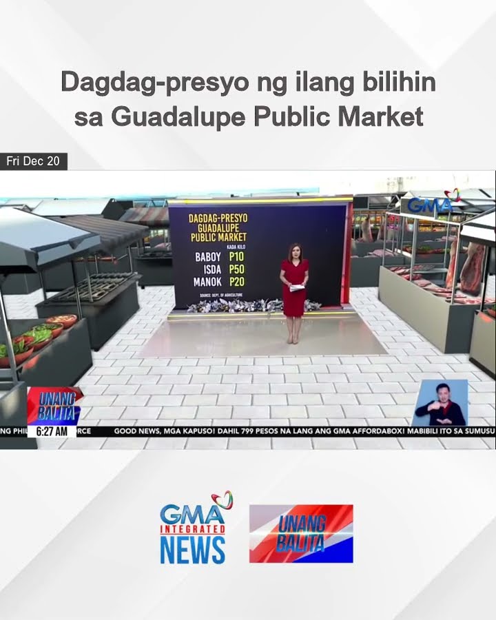 Dagdag-presyo ng ilang bilihin sa Guadalupe Public Market | Unang Balita