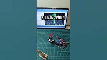 Bro!  Pengen bikin radar canggih pake Arduino & sensor ultrasonik? Gampang parah!  Cuma pake Ardu