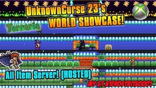 Today we're checking out unknowncurse 23's terraria xbox one all items
server for console, which is super cool! it homes most npc's, every
single item alphab...