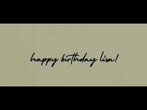 happy birthday lisa | #ACELalisaDay