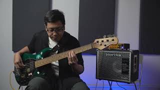 Video thumbnail of "ah5ive The Band 阿五【倔強的我】Bass Guitar Playthrough"