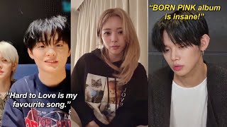 Kpop Idols And Celebrities Reaction to Shut Down / Born Pink Album