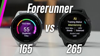 Garmin Forerunner 165 vs Forerunner 265 Comparison // Every Difference Explained!