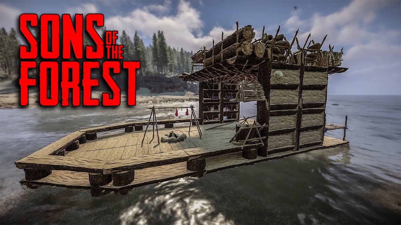 Quick BOAT TOUR and ENTERTAINMENT BUNKER! | Sons of the Forest (S2 EP13 - Raft Only Edition ...