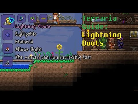 Terraria Guide To Lightning Boots Youtube