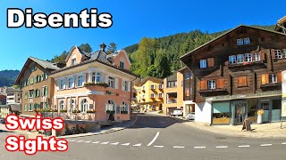 Disentis Switzerland 4K Beautiful Mountain Village