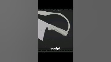 Blender| 3D Modeling wrapped handle  part 2 #blender3d