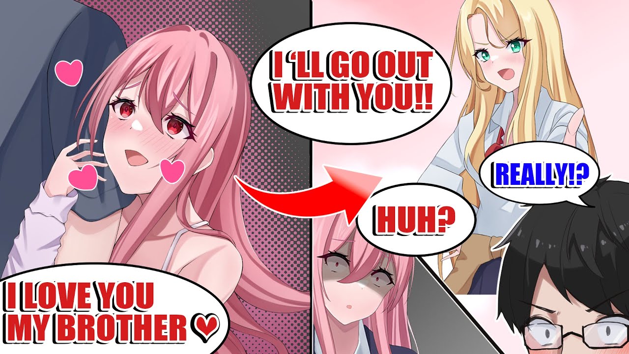 【Yandere Manga】If My Sister Who Likes Me Too Much, Finds Out I Love