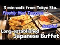 Tokyo Buffet: All-you-can-eat freshly fried tempura, sashimi, paper pot shabu, and Japanese cuisine