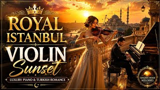  Golden Istanbul Violin Sunset   Royal Turkish Piano Romantic Oriental   Luxury Relaxation