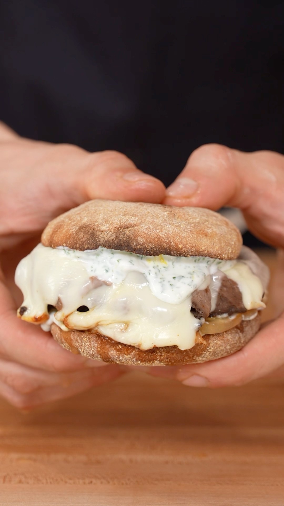 450 Calorie 50g Protein Beef and Swiss Sandwich