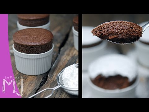 Video: Soufflé De Chocolate Bajo En Calorías Con Salsa