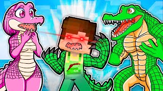 Tôi Là Con Của GIA ĐÌNH CÁ SẤU Trong Minecraft