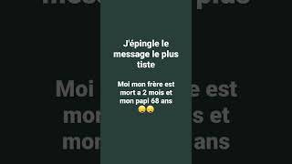 j'épingle le message le plus triste 😥 😥 😥