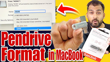Pendrive Format kaise kare | Pendrive Format in MacBook | How to Format Pendrive | Sandisk Pen Drive