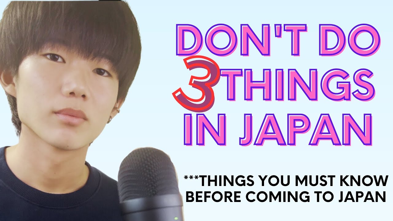 Japanese Listening Ep12: 3 Things You Should Never Do in Japan - YouTube
