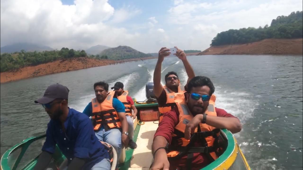 Banasura sagar dam Speed Boat 6 YouTube