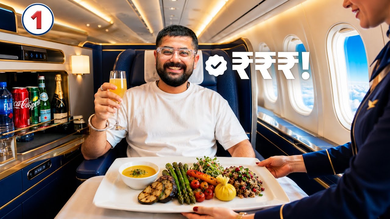 #01 Flying to USA in BUSINESS CLASS (First time) 🇺🇸