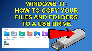WINDOWS 11: How to Copy Files and Folders to USB Drive