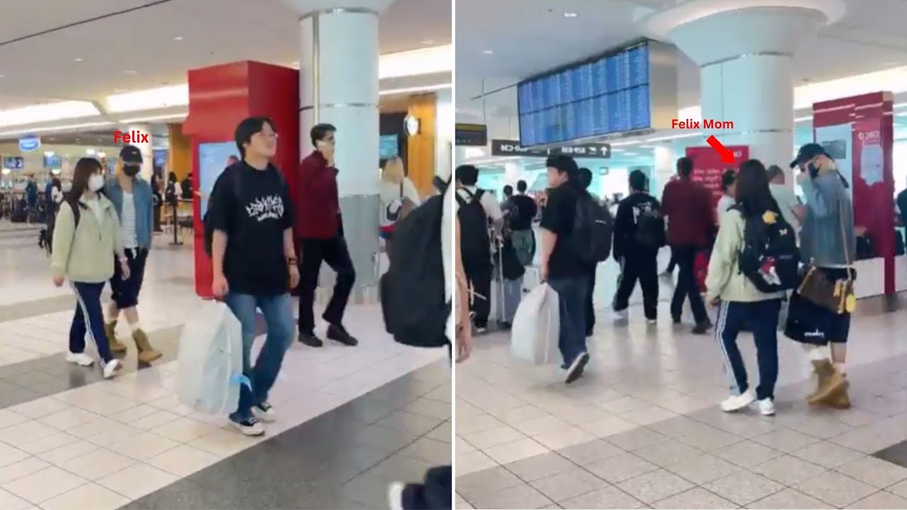 Felix and His MOM Shocking Airport Encounter After dominATE Toronto Concert Leaves Fans Speechless!