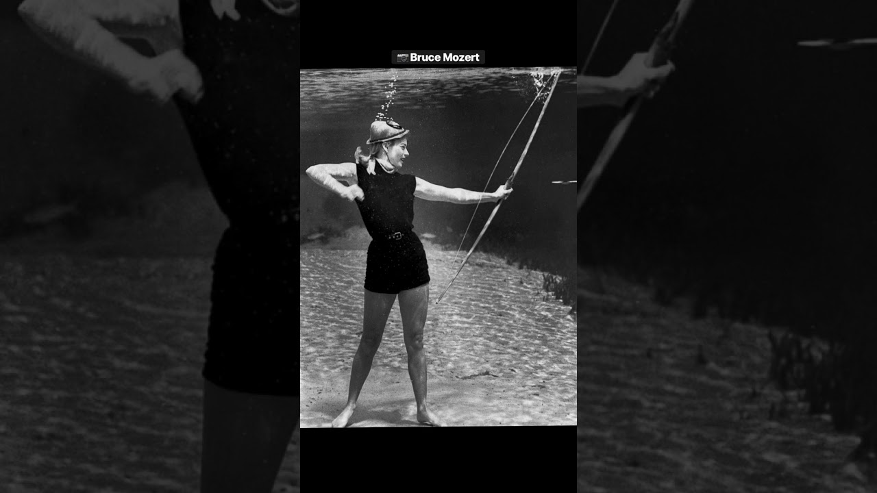 Bruce Mozert was a pioneer Ming underwater photographer starting in the early 1940s. 