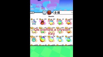 USING A CRYSTAL KEY HOPING FOR A SECRET KEY.