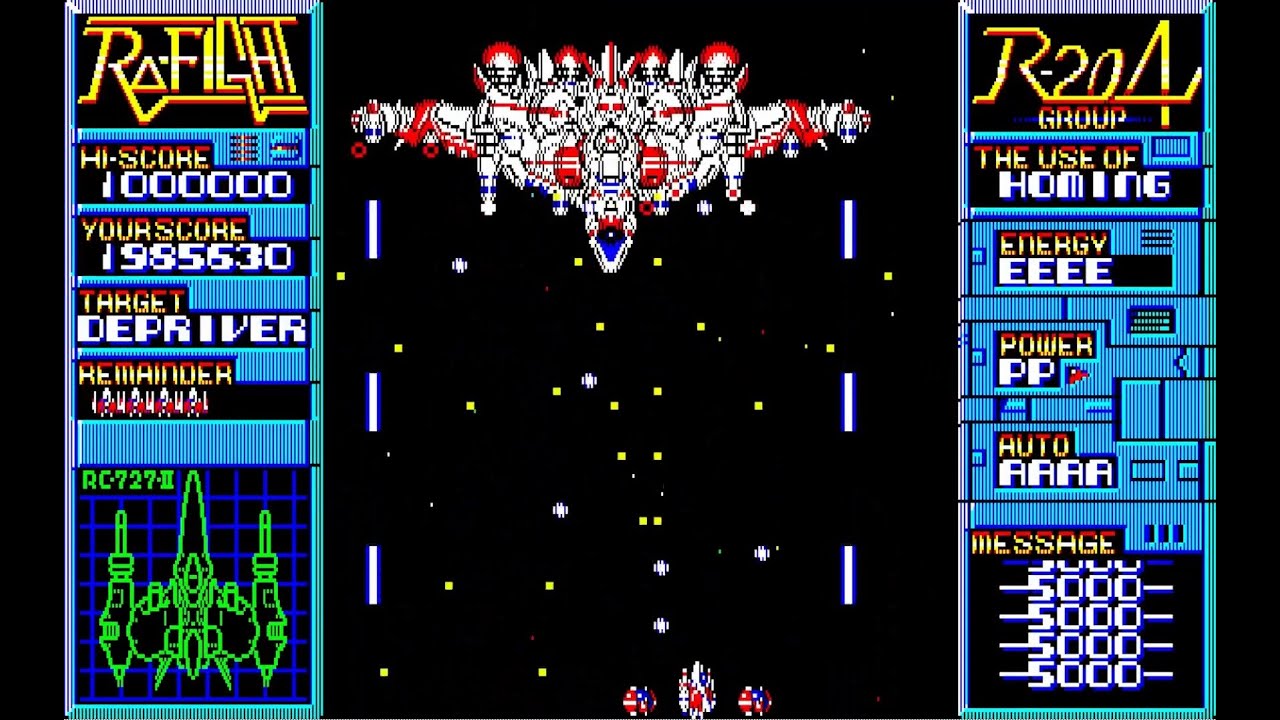 超絶難易度！】PC98レトロゲーム「ReFIGHT」本格縦スクロール