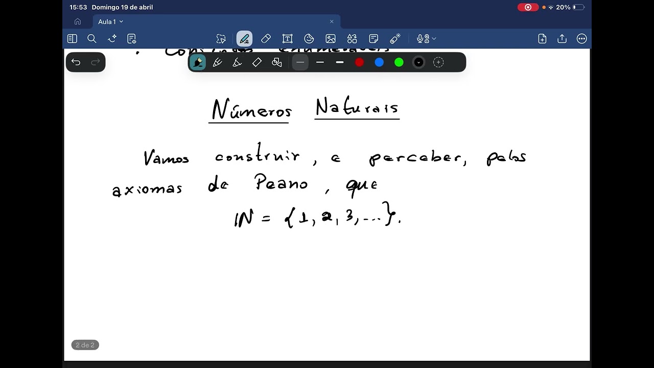 Aula 01 – Números Naturais | Curso de Análise na Reta
