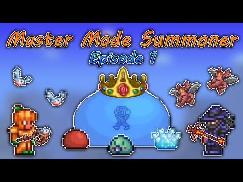 Dos criadores de Terraria: Modo Expert Introduzindo: MODO MASTER! Slimes  agora estão equipadas com Chances de