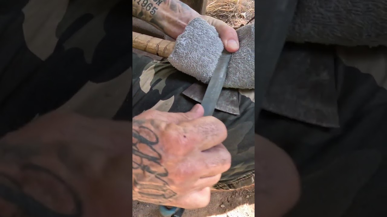 КАК ЗАТОЧИТЬ ТУПОЙ ТОПОР 