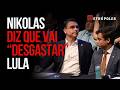 Nikolas reforça apoio a Flávio Bolsonaro e fala em "desgastar" Lula