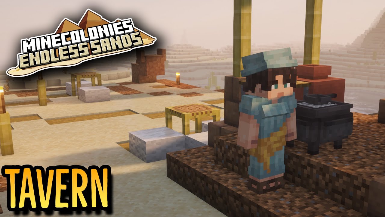 Minecolonies - Endless Sands:  Tavern and Restaurant #5