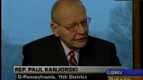 CSPAN Rep Paul Kanjorski Reviews the Bailout Situa...