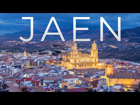 JAEN, Andalusia, SPAIN (Castillo de Santa Catalina, Catedral de Jaén) Relaxing Hiking Sightseeing 4K