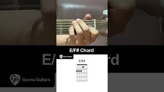 How To Play The Ef Chord On Guitar  Guvna Guitars