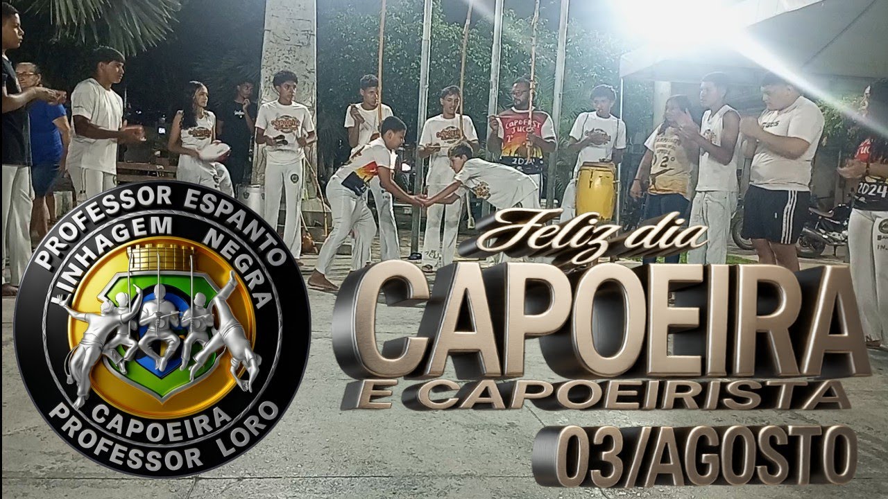 Roda do dia da capoeira no 03 de agosto em Jucás 2025