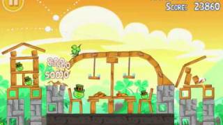 Angry Birds Seasons Go Green, Get Lucky Walkthrough Level 1-4 screenshot 5