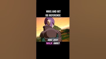 Whis And Hit Og Reference 🤯 #crashout #whis #sparkingzero #dragonball #dbz