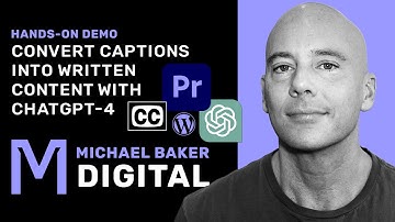 🎬 Live Demo: Turn Video Captions into Blogs & Articles w/ ChatGPT-4! Is ChatGPT replacing writers?