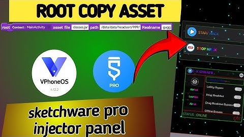Copy asset root virtual in sketchware tutorial root directory #sketchware #modmanu #panel 