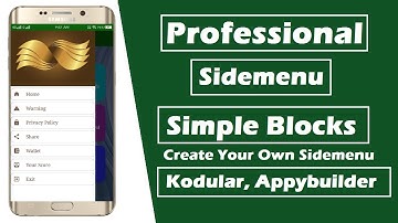 How To Create Professional Sidebar in Thunkable | Appybuilder | Kodular | Riyan Talks